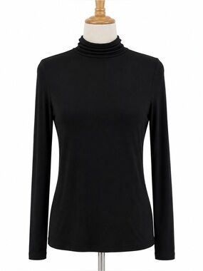 APRLL Black Long Sleeve Stretch Top M